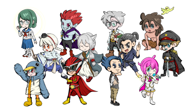 １２のキャラクター